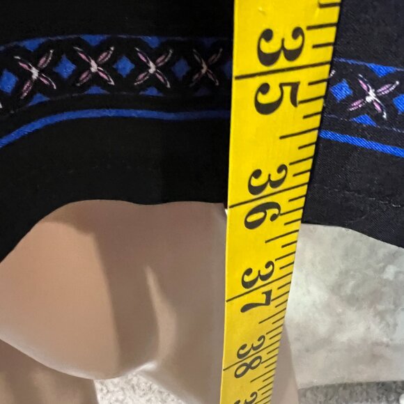 NWOT📌HOTOUCH Rayon - Cotton Mini Multicolor Dress Boho Style with Long Sleeve - Picture 7 of 15